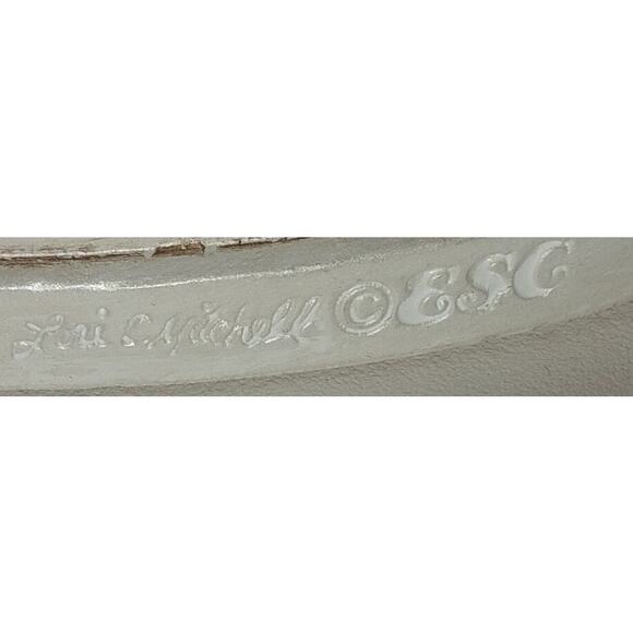 Lori Mitchell Christmas  Boy with Snowman Holiday Collectible ESC Snowy Joey - Picture 3 of 3